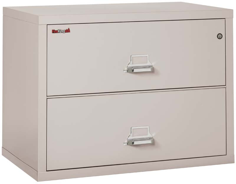 FireKing 2-3822-C Two Drawer 38&quot; W Lateral Fire File Cabinet Platinum