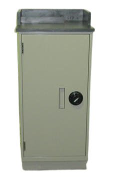Fenco F-200 Lobby Depository Unit with Locking Cupboard Door Tan