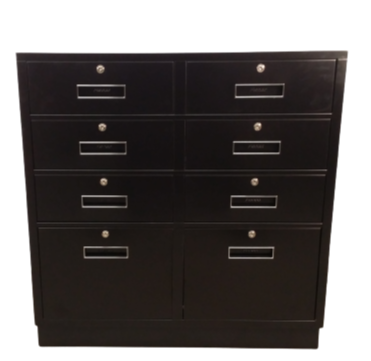 Fenco F-213 Pedestal Unit with 6 Box Drawers Over 2 Legal Drawers