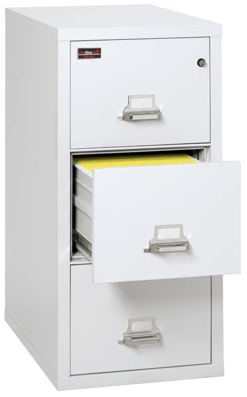 FireKing 3-2144-2 Three Drawer Fire File Cabinet Middle Drawer Open Full