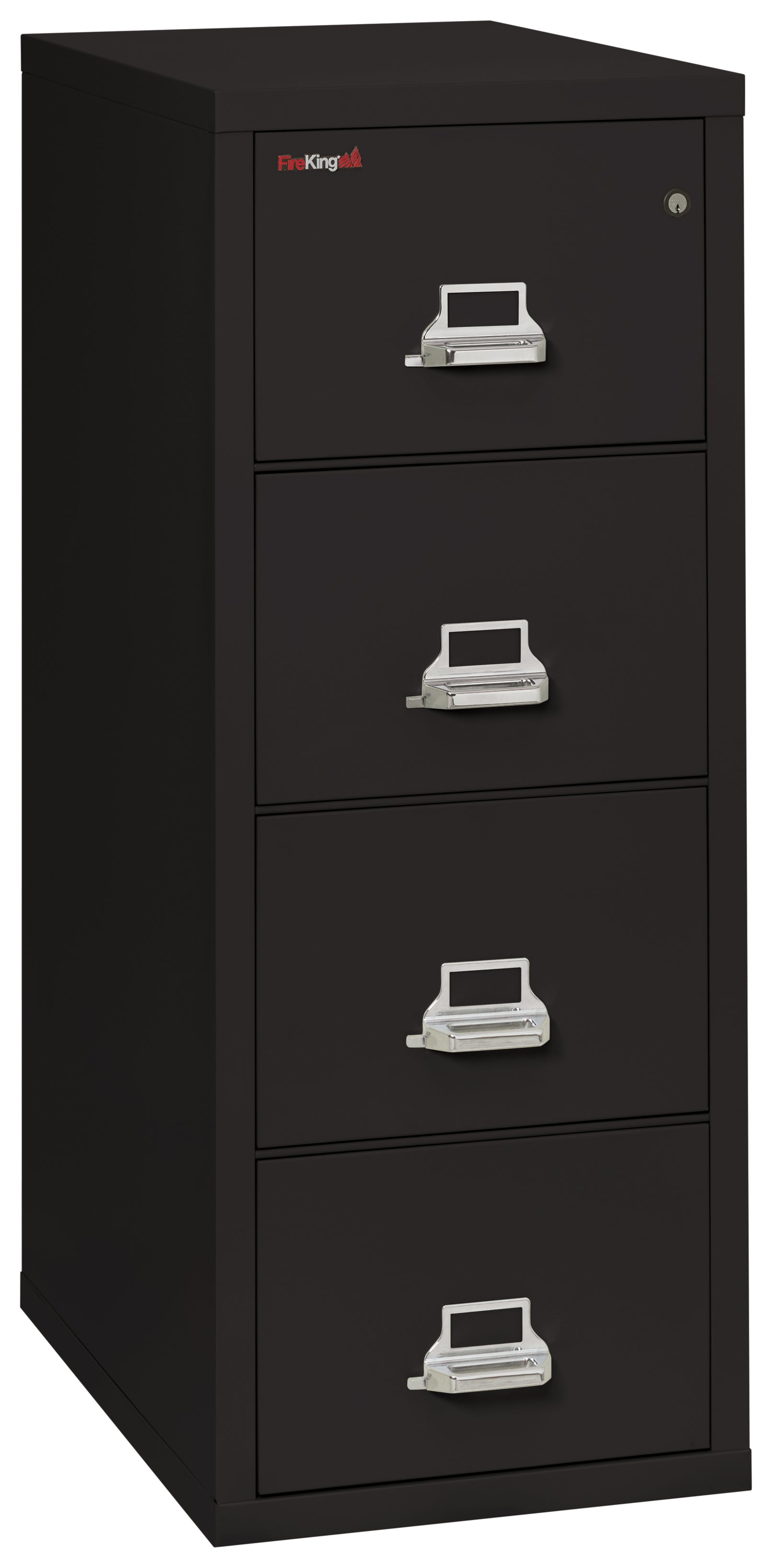 FireKing 4-1831-C Four Drawer Letter 31" D Fire File Cabinet - Parchment