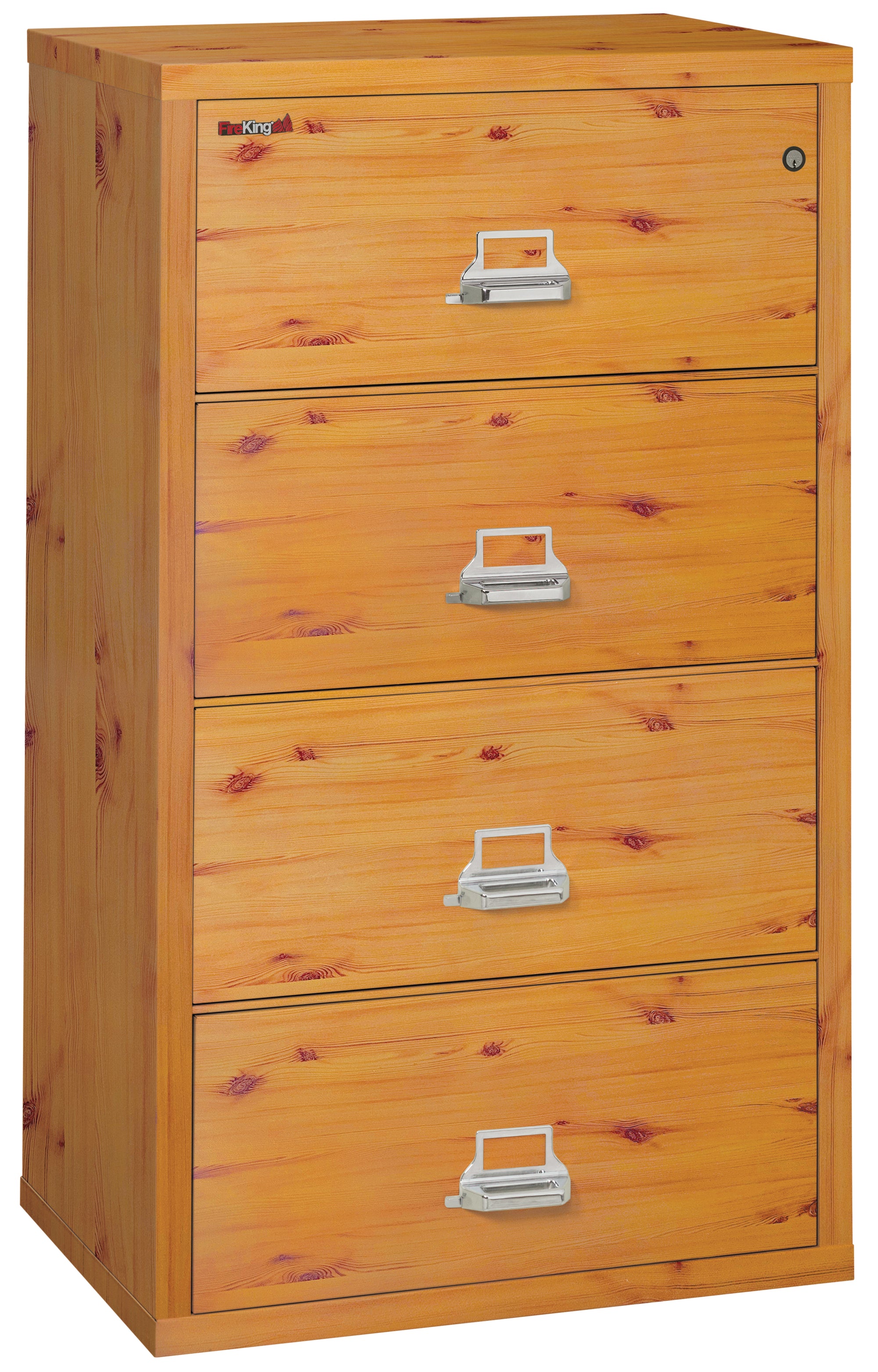 FireKing 4-3122-C Premium Designer Four Drawer 31" W Lateral Fire File Cabinet Calcutta Marble