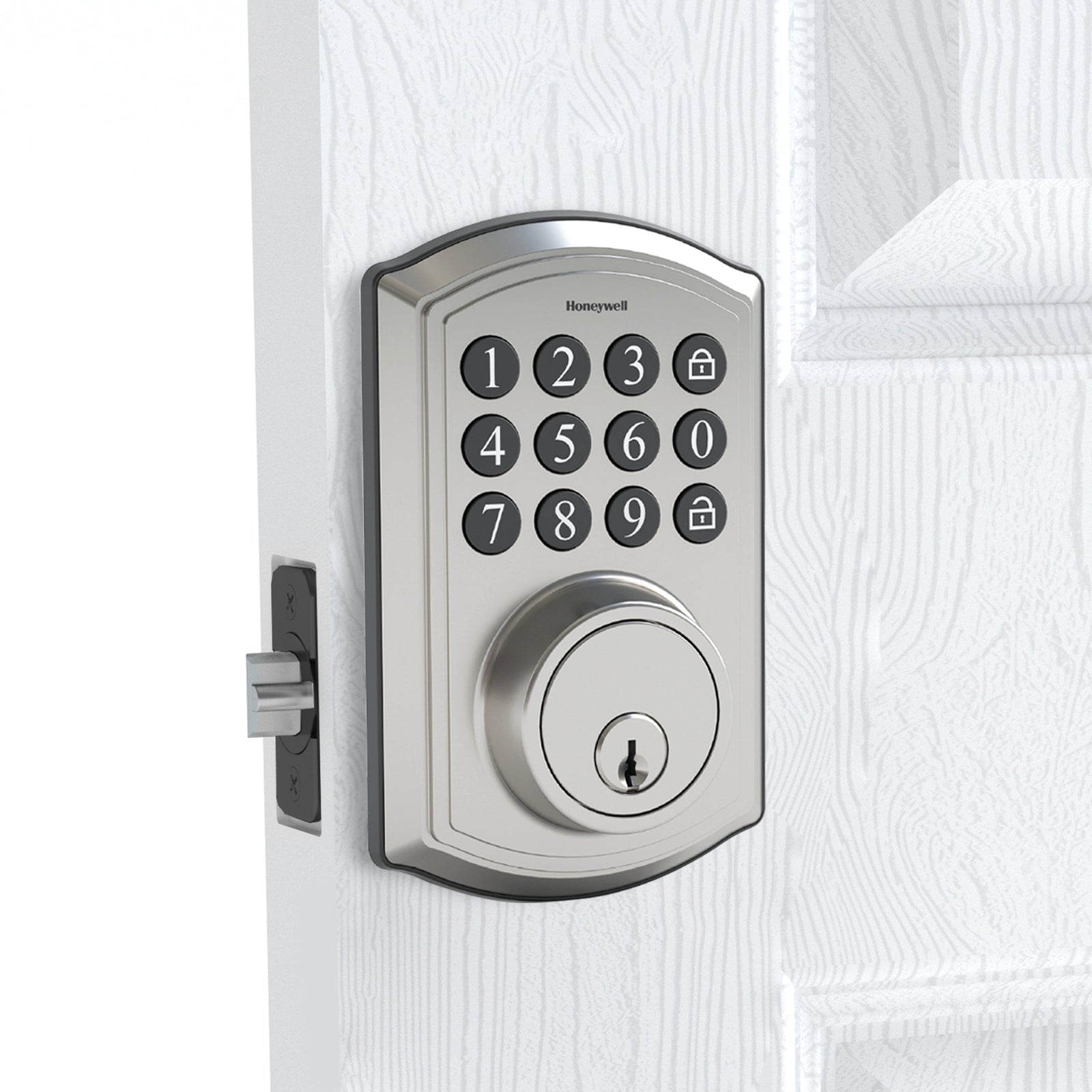 Honeywell 8635024 Digital Deadbolt Door Lock with Electronic Keypad