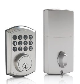 Honeywell 8635024 Digital Deadbolt Door Lock with Electronic Keypad Front &amp; Back 2