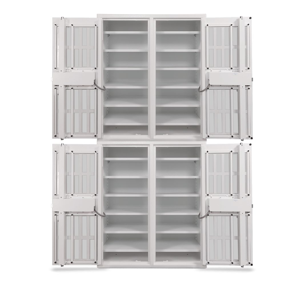 AMSEC NARCO8336 Four Door Narcotics Pharmacy Safe with 24 Shelves