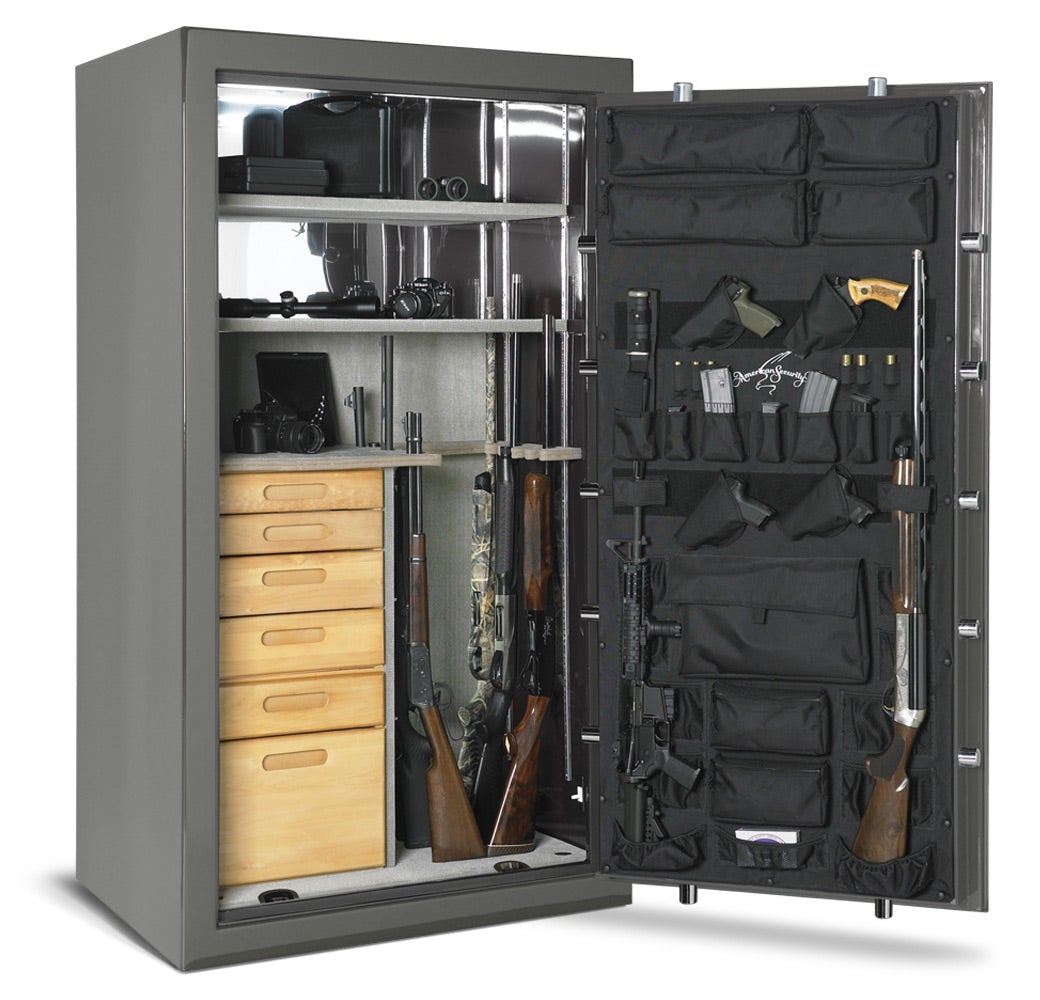 AMSEC BFX7240 Gun &amp; Rifle Safe Door Open