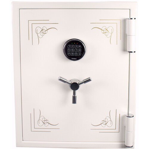 Barska AX13614 Keypad Fireproof Large Jewelry Safe - White