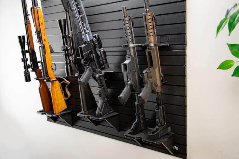 Optimize Your Gun Closet  Gun Racks & Walls for Closet Storage - Hold Up  Displays