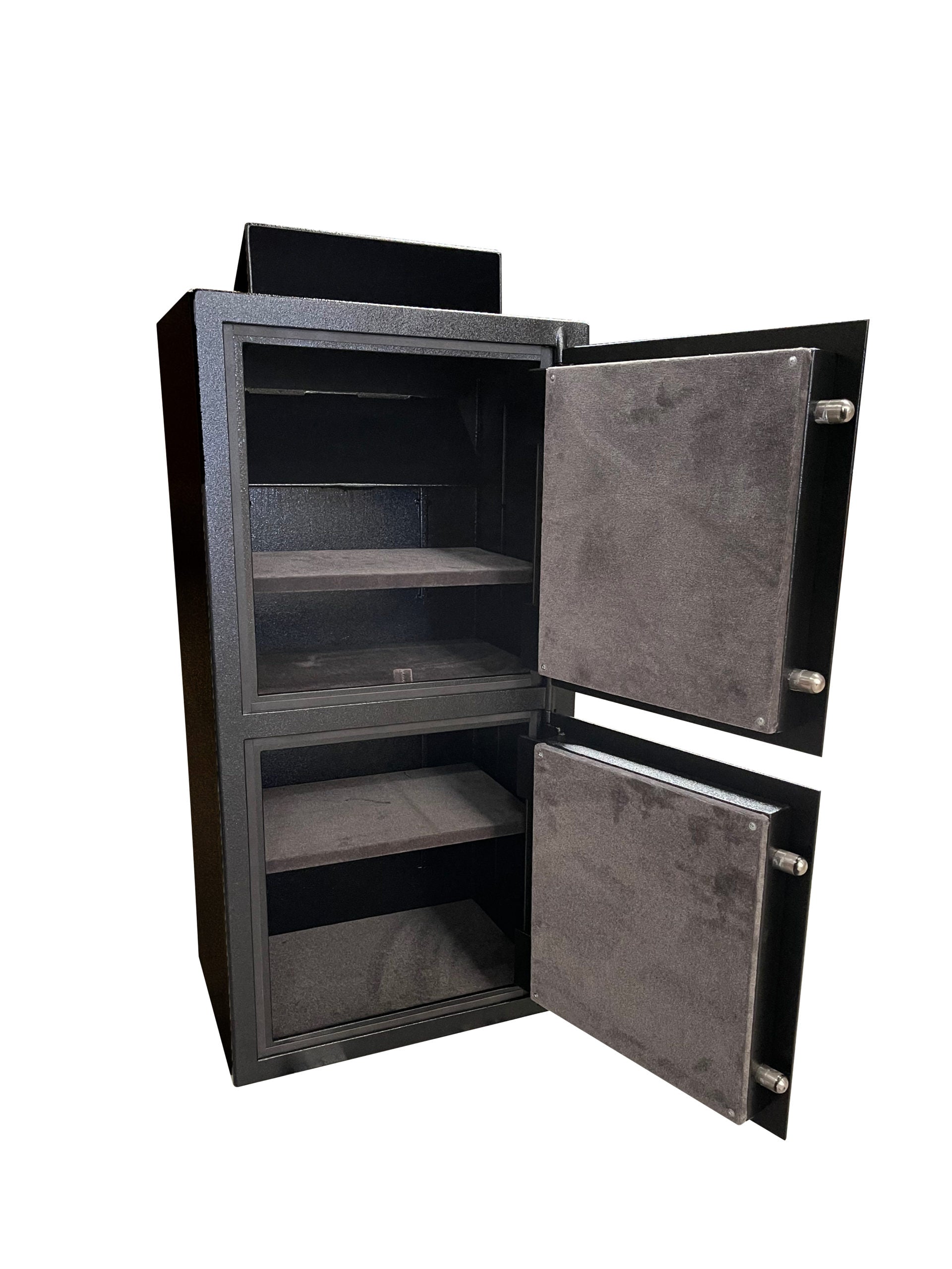 The Safe Gal 20x24x60 Cash Drop Depository Safe Pull Down Drawer Black