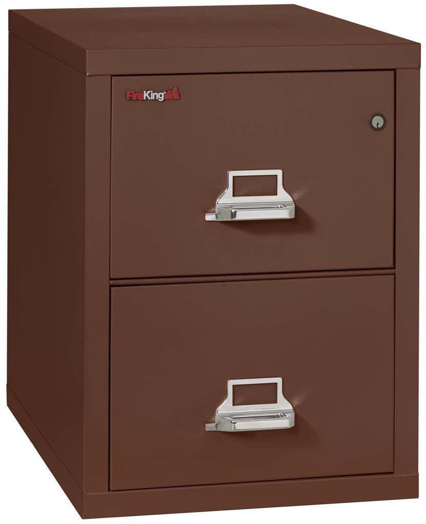 FireKing 2-1831-C Two Drawer Letter 31&quot; D Fire File Cabinet Brown