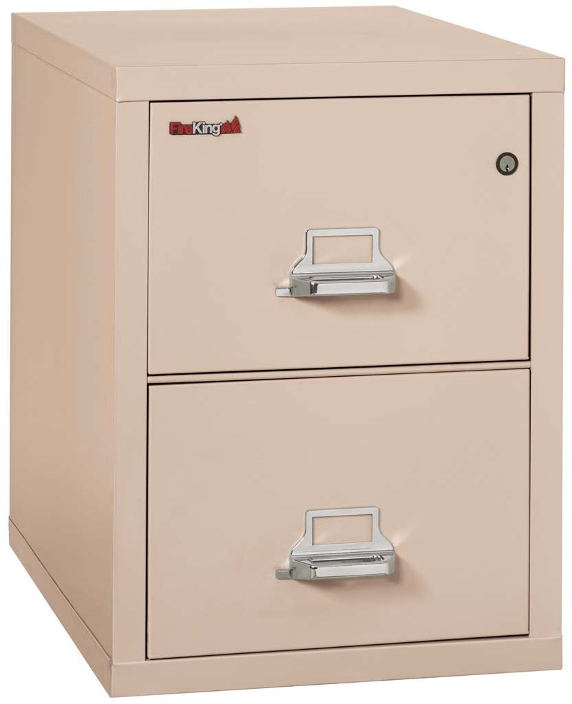 FireKing 2-1831-C Two Drawer Letter 31&quot; D Fire File Cabinet Champagne