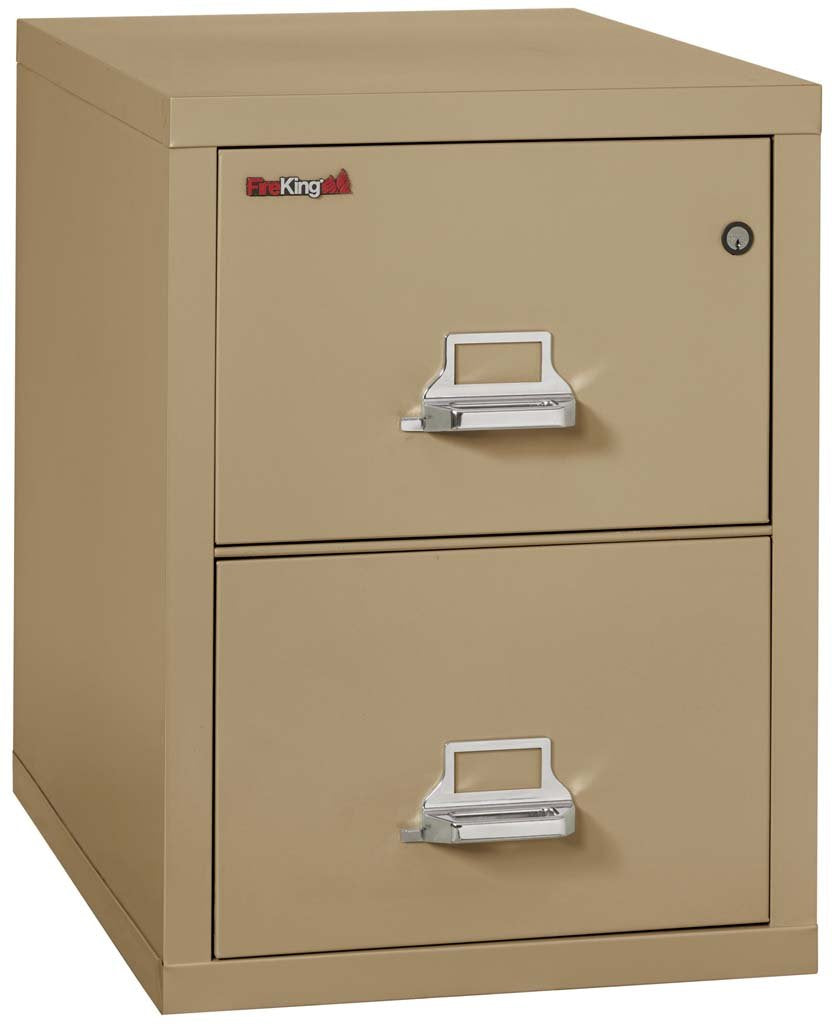 FireKing 2-1831-C Two Drawer Letter 31&quot; D Fire File Cabinet Sand