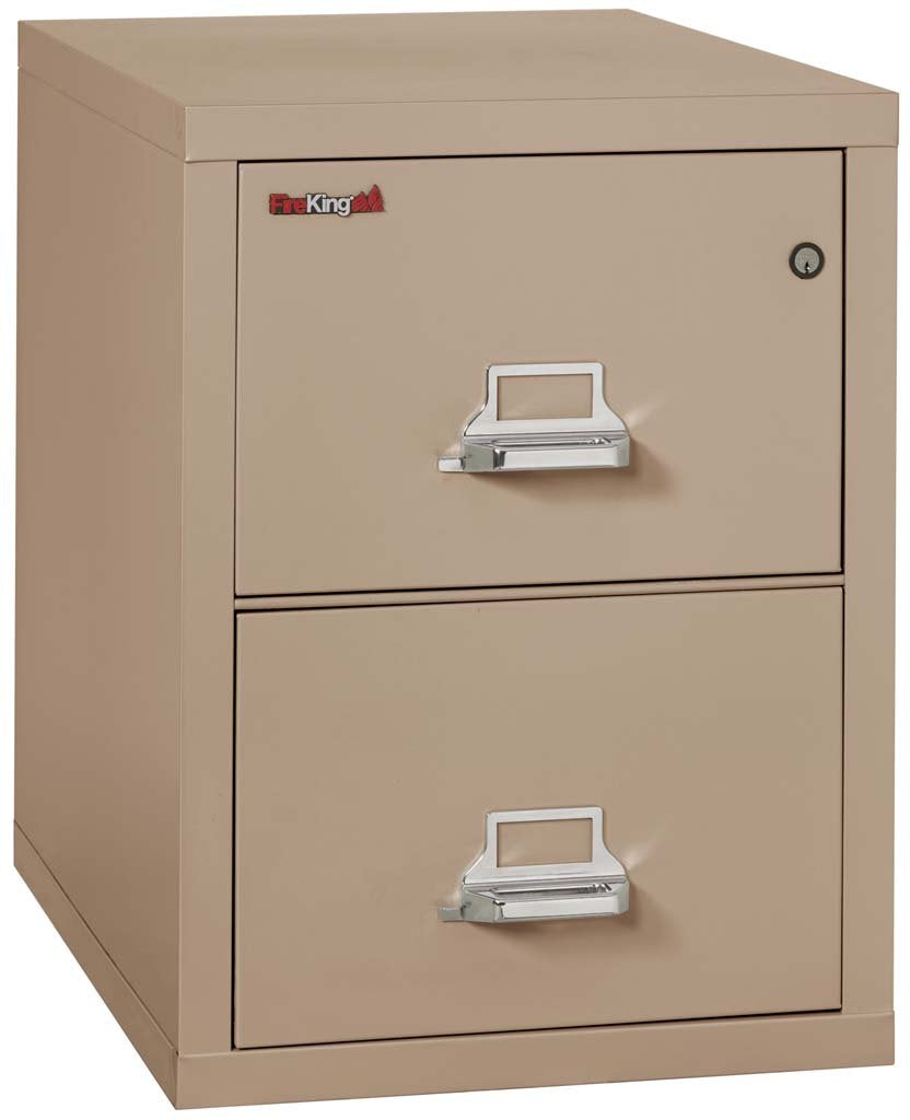 FireKing 2-2131-C Two Drawer Legal 31&quot; D Fire File Cabinet Taupe