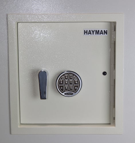 Hayman WS-7 Heavy Duty Wall Safe Installed