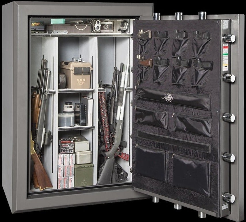 Winchester L44 Legacy 44 Gun Safe Gunmetal Grey Door Open