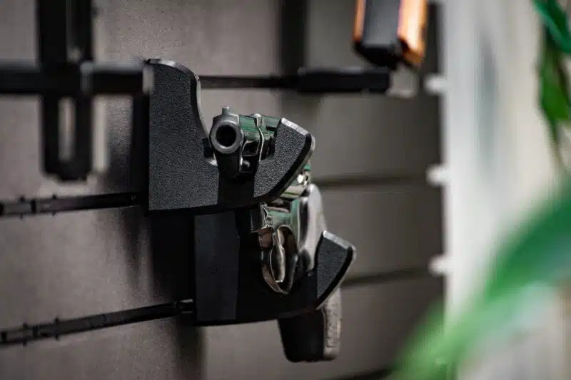 Tactical Walls ModWall Handgun Rack with Revolver 2