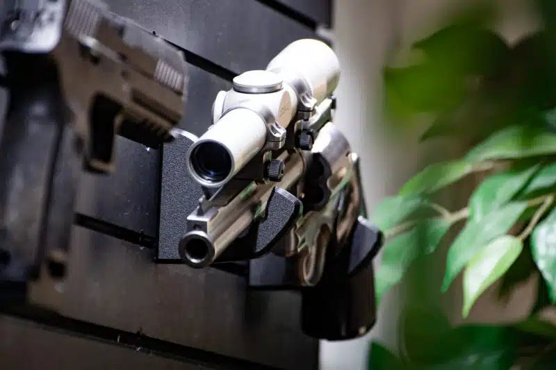 Tactical Walls ModWall Handgun Rack with Revolver