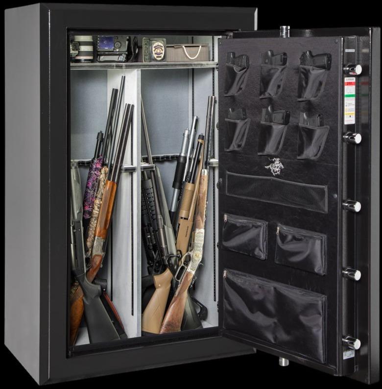 Winchester Silverado 33 Gun Safe S-5938-33 Black Open