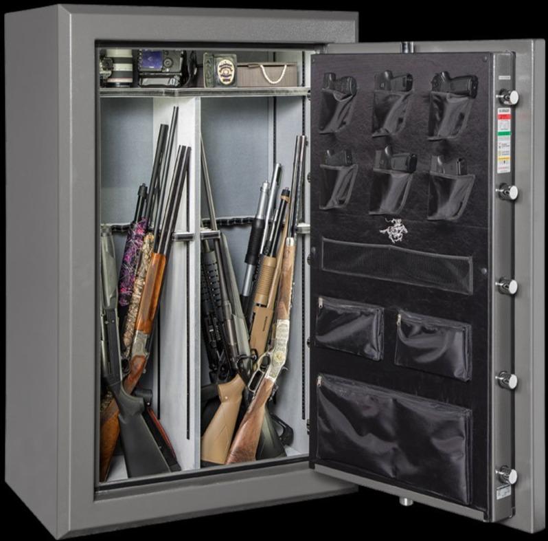 Winchester Silverado 33 Gun Safe S-5938-33 Gunmetal Gray Open