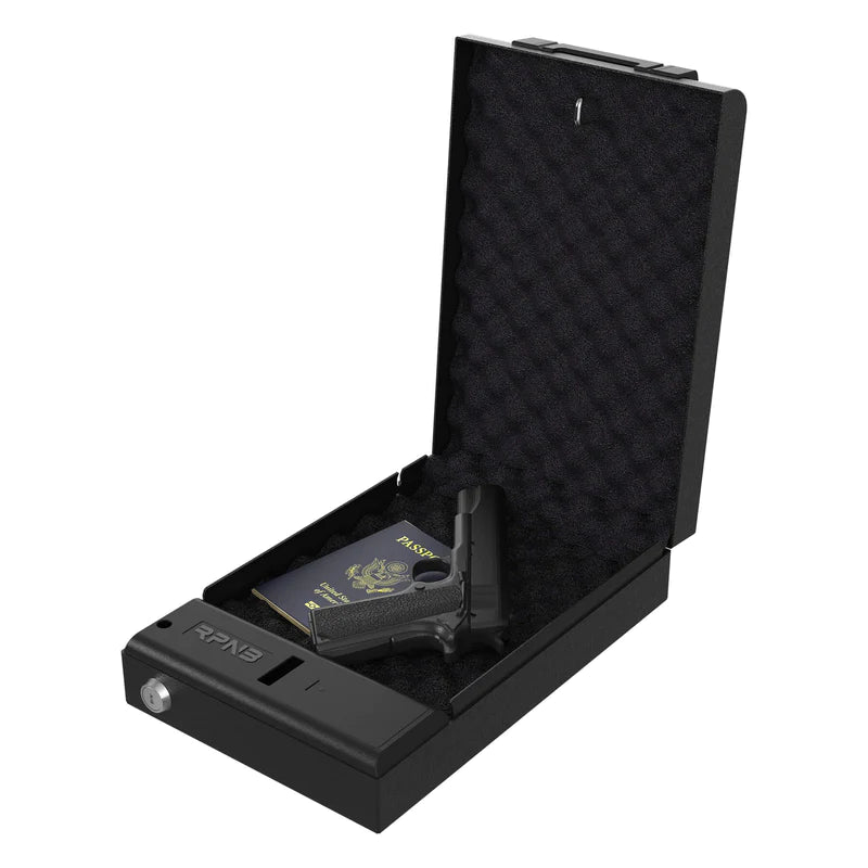 RPNB RP19005 Portable Pistol Safe with Fingerprint Lock