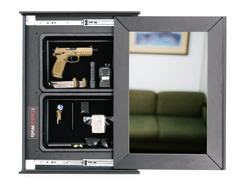 Tactical Walls 1420M Sliding Concealment Mirror with Magnetic Lock