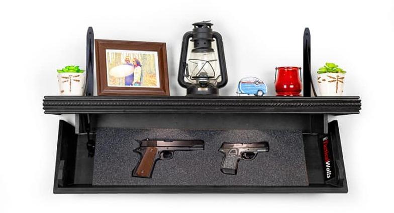 Tactical Walls 825 Top Locking Two Pistol Concealment Shelf