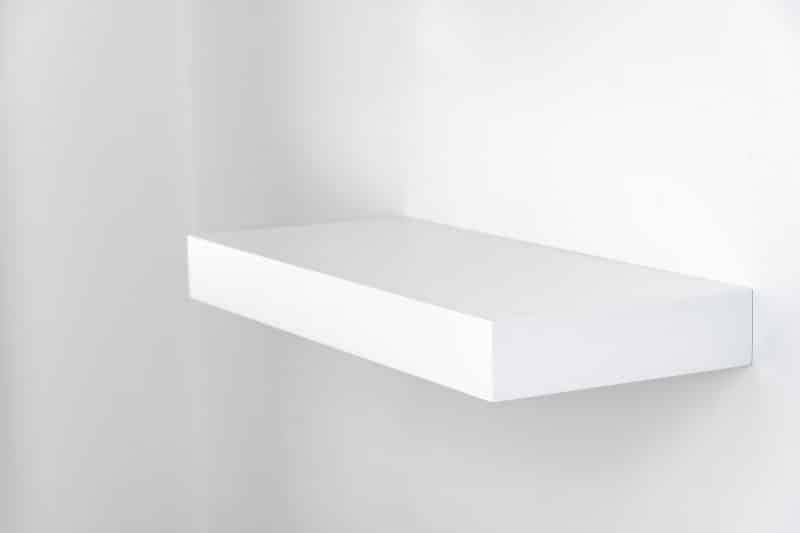 Tactical Walls Floating Concealment Shelf White