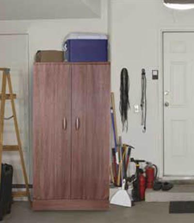 AMSEC 3645288 Gun Safe Cloak Wooden Cabinet Disguise - 6024 Installed