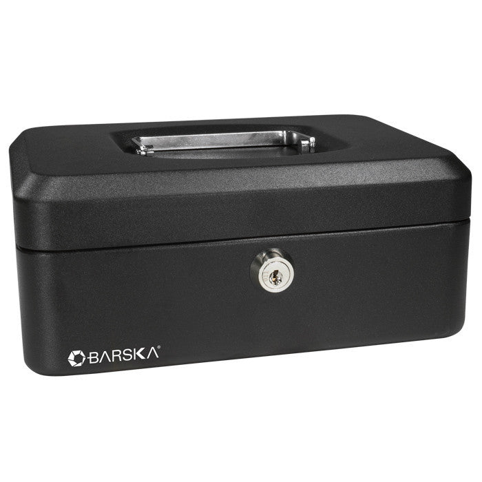 Barska CB11830 8" Cash Box with Key Lock