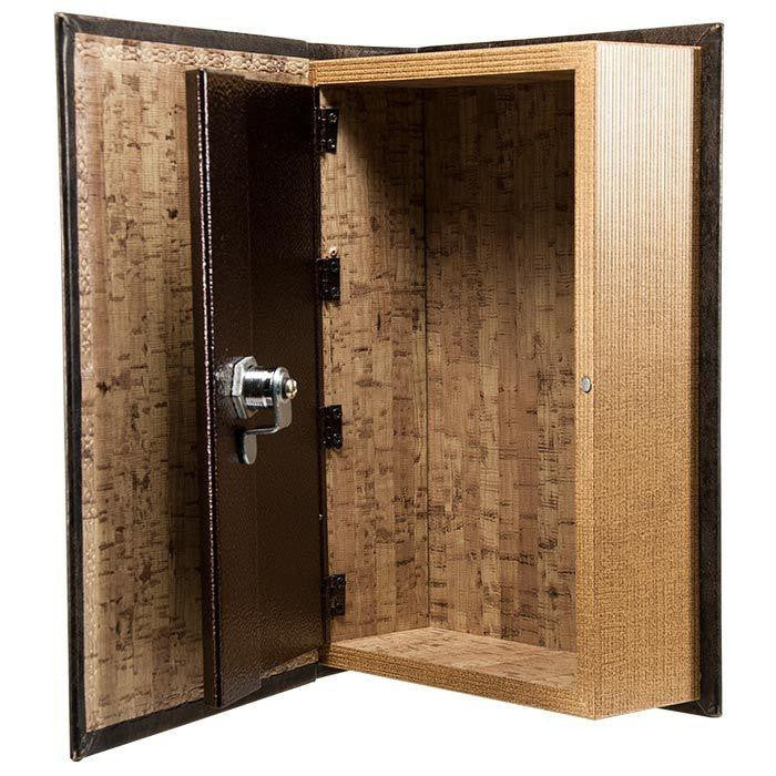 Barska CB11994 Antique Book Key Lock Box - Safe and Vault Store.com