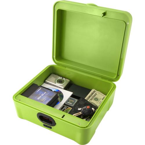 Barska AX12458 iBOX Dual Biometric Secure Storage Device Door Open with Items