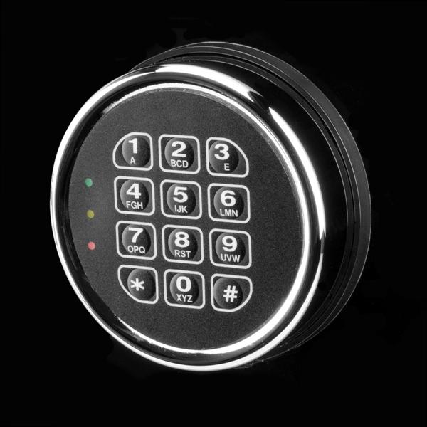 Burglar Fire Safe Products - Barska AX13106 Black Keypad Jewelry Safe, Black Interior