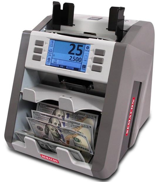 Coin And Currency Counters - Semacon S-2500 Two Pocket Currency Discriminator S2500
