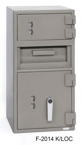 Front Loading Deposit Safes - SafeandVaultStore F-2014K/LOC Depository Safe With Locker