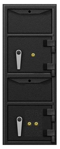 Front Loading Deposit Safes - SafeandVaultStore FLH361420DDKK Double Drop Depository Safe With Key Locks