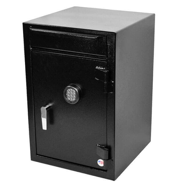Stealth DS3020FL7 Heavy Duty Drop Safe with Internal Compartment Angled