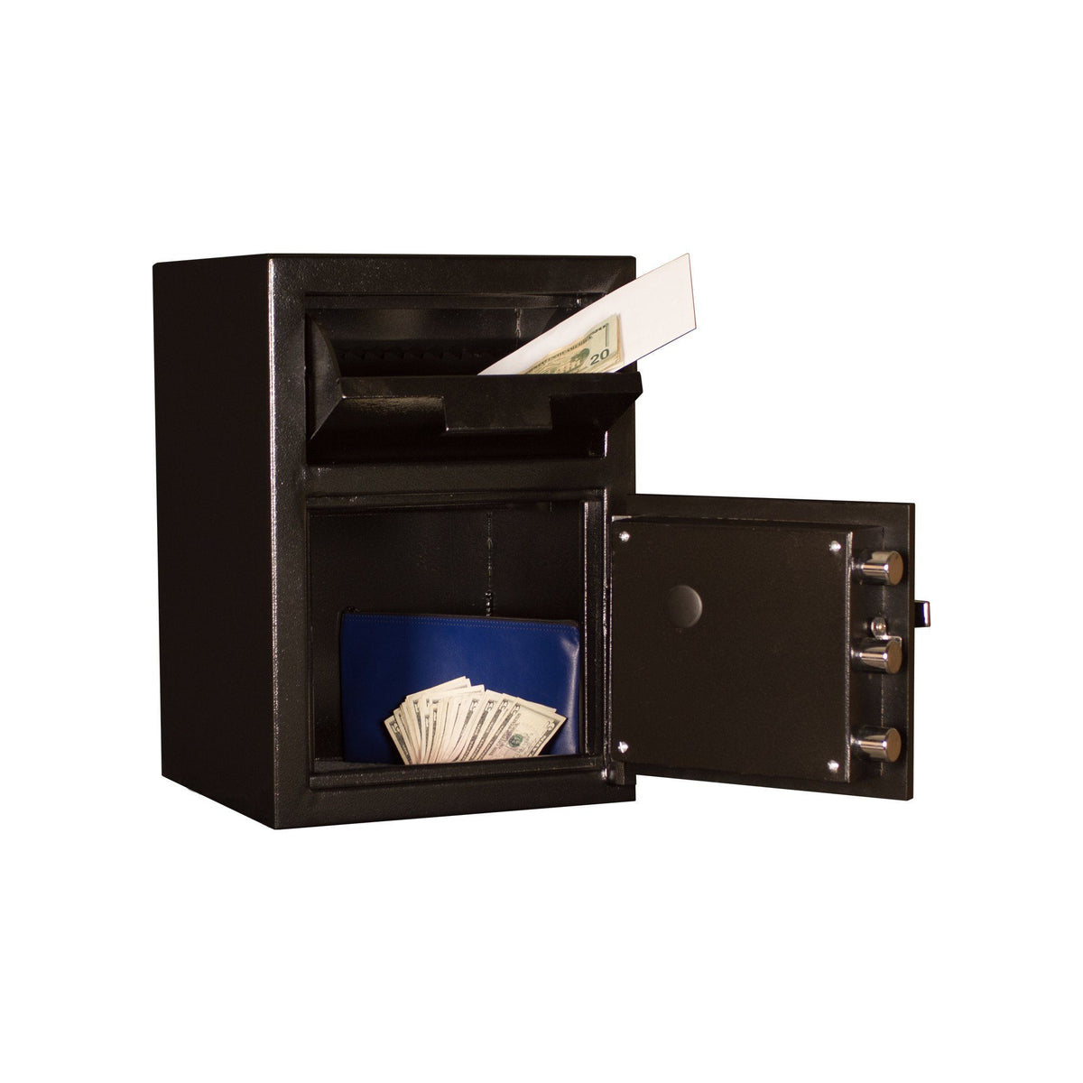 Front Loading Deposit Safes - Tracker DS201414-DSR Front Load Deposit Safe With Electronic Lock