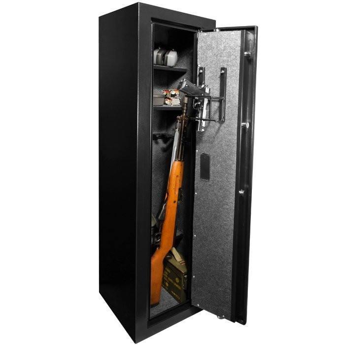 Gun Cabinets & Rifle Cases - Barska AX12752 Large Quick Access Biometric Rifle Safe - Refurbished