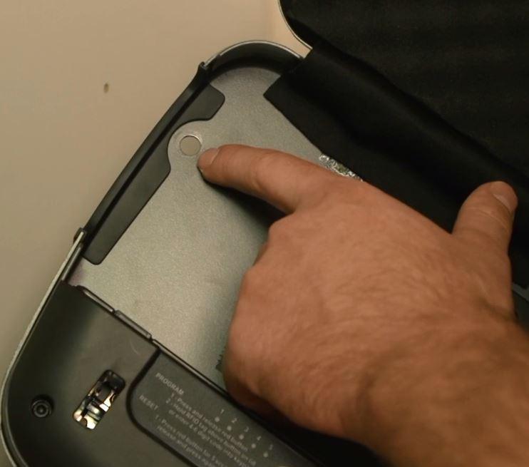 Hornady 98180 Rapid RFID Safe Shotgun Wall Lock Showing Mounting Holes