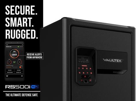 Vaultek RS500i-BK-SE Plus Edition WiFi Biometric Smart Rifle Safe with Maxed Out Accessory Kit App