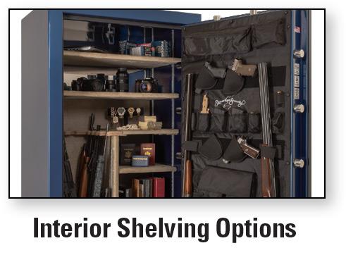 AMSEC BFX6032 Interior Shelving Options