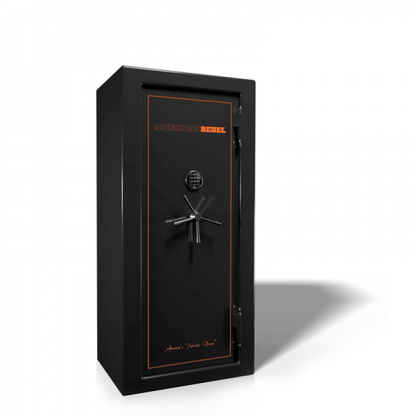 American Rebel PT-20 Patriot Gun Safe with Orange Trim