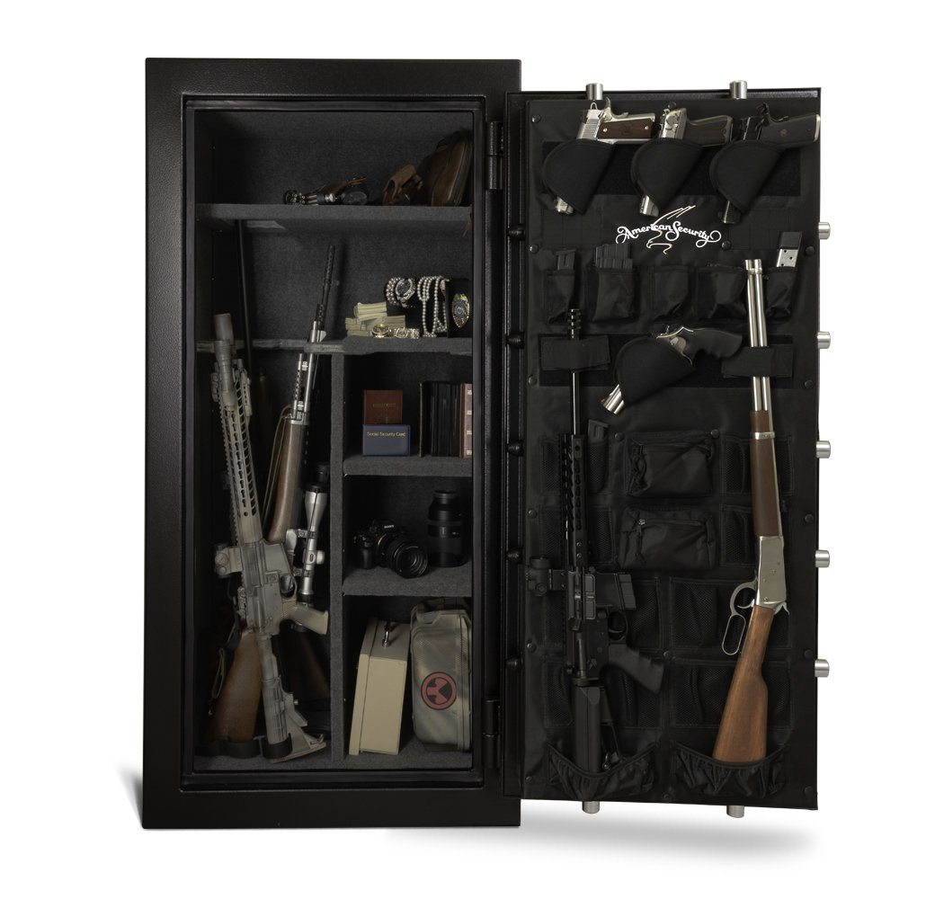 AMSEC SF6030E5 Rifle &amp; Gun Safe Door Wide Open Full