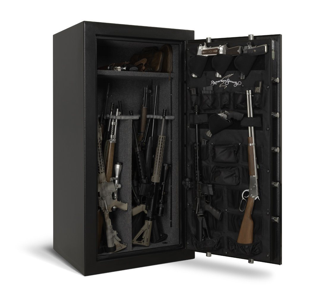 AMSEC SF6030E5 Rifle &amp; Gun Safe Safe Angled Door Open