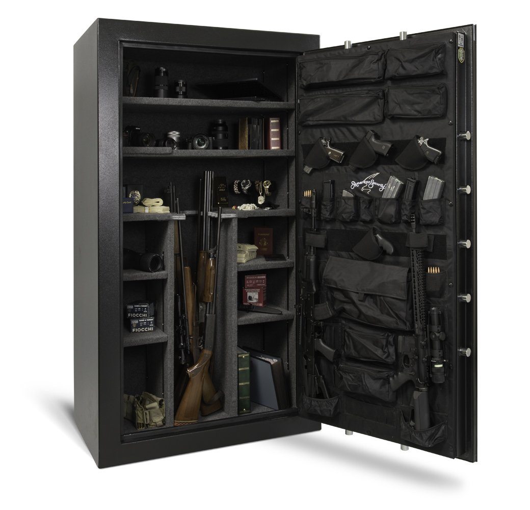 AMSEC SF7240E5 Wide Body Gun Safe Door Open