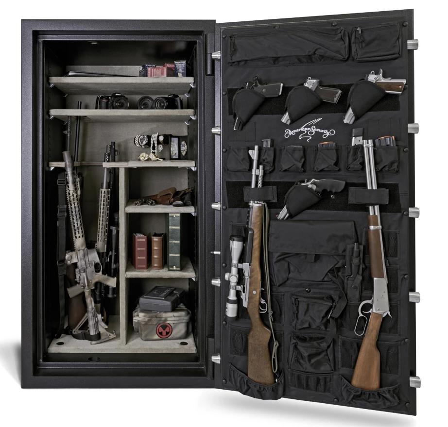AMSEC RF582820X6 TL-30X6 High Security Gun Safe Door Open Full