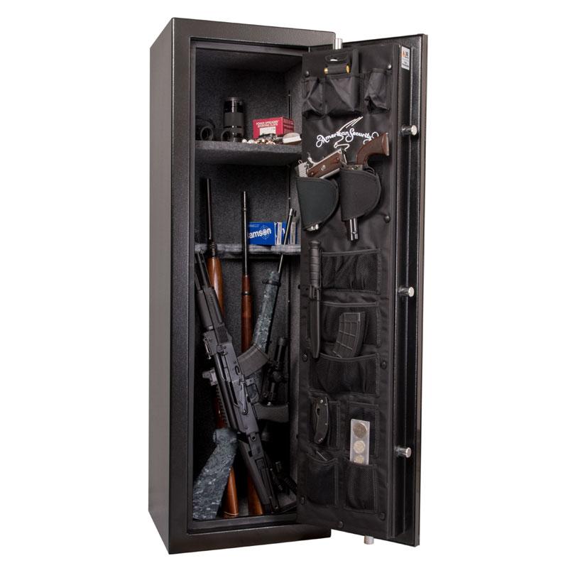 AMSEC TF5517E5 30 Minute Gun &amp; Rifle Safe - Door Open Full