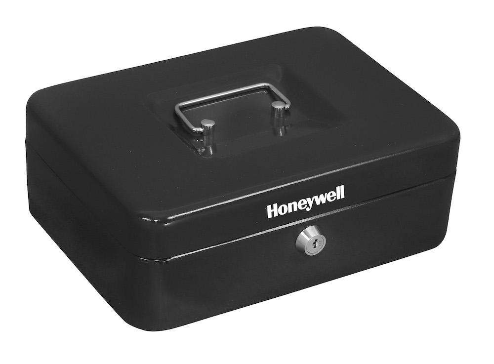 Honeywell 6202 Key Locking Steel Cash Box with Removable Tray Top View