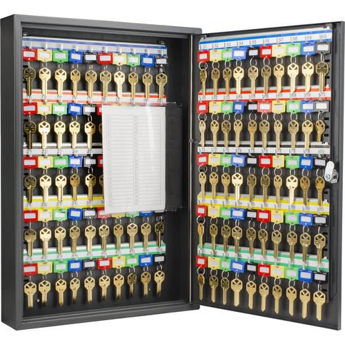 Key Cabinets - Barska CB12964 100 Key Cabinet Adjustable Lock Box With Key Lock Black
