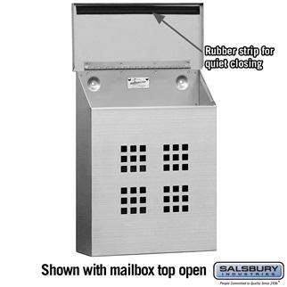 Mailboxes - Salsbury Stainless Steel Mailbox - Decorative - Vertical Style
